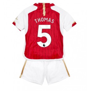 Arsenal Thomas Partey #5 babykläder Hemmatröja barn 2023-24 Korta ärmar (+ Korta byxor)